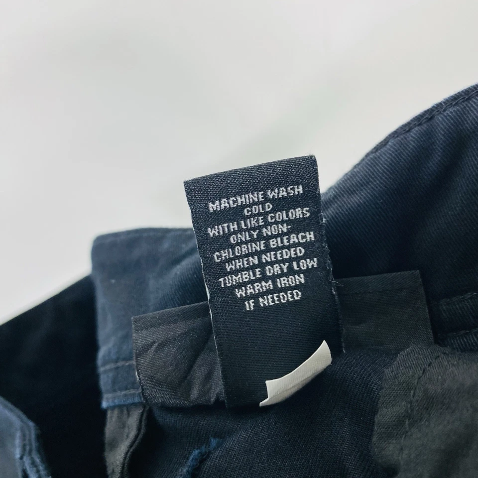 Pantalones Cortos Informales Lane Bryant Talla Grande 18 Sarga Negros Mezcla de Algodón Foto 4 de 4