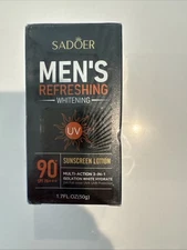 SADOER Men’s Refreshing Whitening 90 SPF Sunscreen Lotion