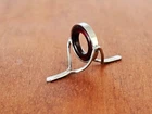 NICKEL SILVER  AGATE STRIPPING GUIDE FOR YOU BAMBOO /FIBERGLASS FLY ROD 8MM-12MM