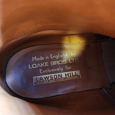 Loake Bros‎ Jodhpur Boots Mens 10 UK 9 Brown Leather Buckle England Made Beatles Loake Bros Jodhpur Boots Mens 10 UK 9 Brown Leather Buckle  main image 4
