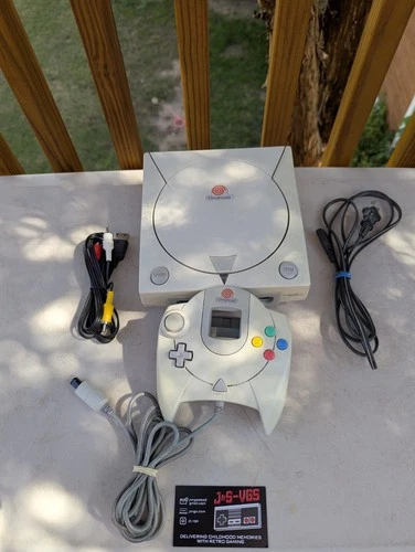 Sega Dreamcast Console Refurbished w/ Controller & Cables Tested Works #4