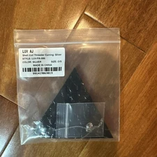 Luv AJ Shell Coil Threader Earrings New