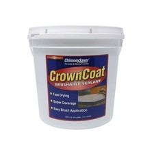 Brushable Sealant, Standard Color, 2 Gallons, for Roofs and Surfaces