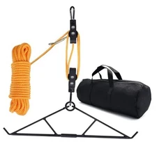 Deer Hanger Gambrel Rack for Skinning Max to 700LB Deer Hunting Game Hoist 