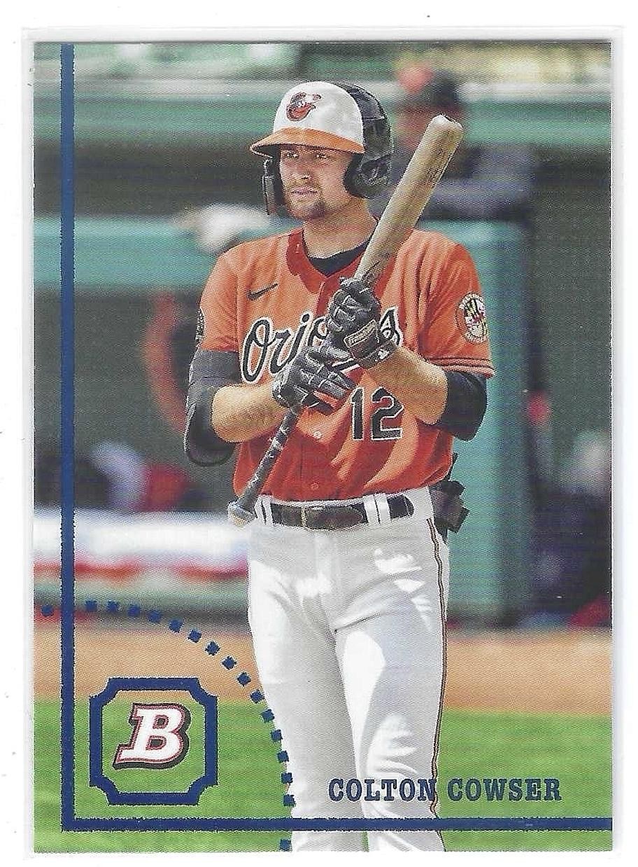 Colton Cowser 2022 Bowman Heritage Prospects #BHP45 Baltimore Orioles