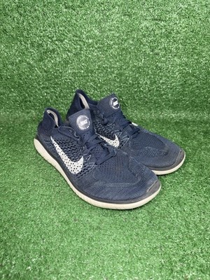 Nike Free RN Flyknit Mens Size 9.5 Blue Running Shoes  display picture 3