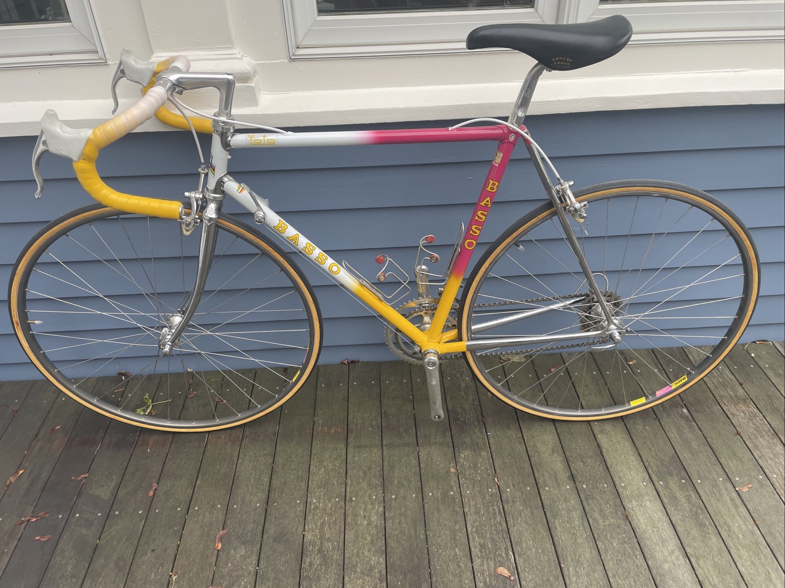 1988 Lighly Used BASSO LOTO Bicycle • SLX • Early Campagnolo C-Record • 55cm.
