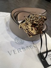 Versace Medusa Gold-Tone Metal Belt Buckle Made in Italy Retail 95/38  $695