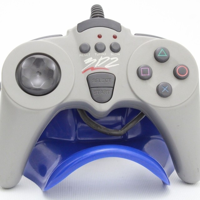 Joypad 3D2 con Turbo/Slow per Sony PlayStation 1/2 – Controller cablato vintage