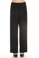 Joseph Ribkoff Pull On Twill Wide Leg Pants Black