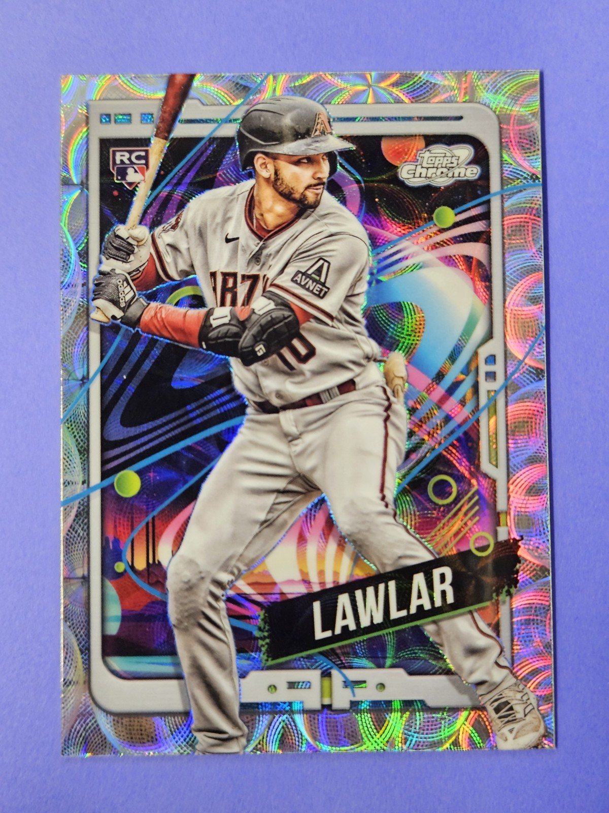 2024 Topps Cosmic Chrome Jordan Lawlar #5 RC Nucleus Refractor Arizona