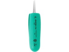 Excelta 5-SA-PI-ET2 - 2 Star Straight Tapered Ultra Fine Point Tweezer,