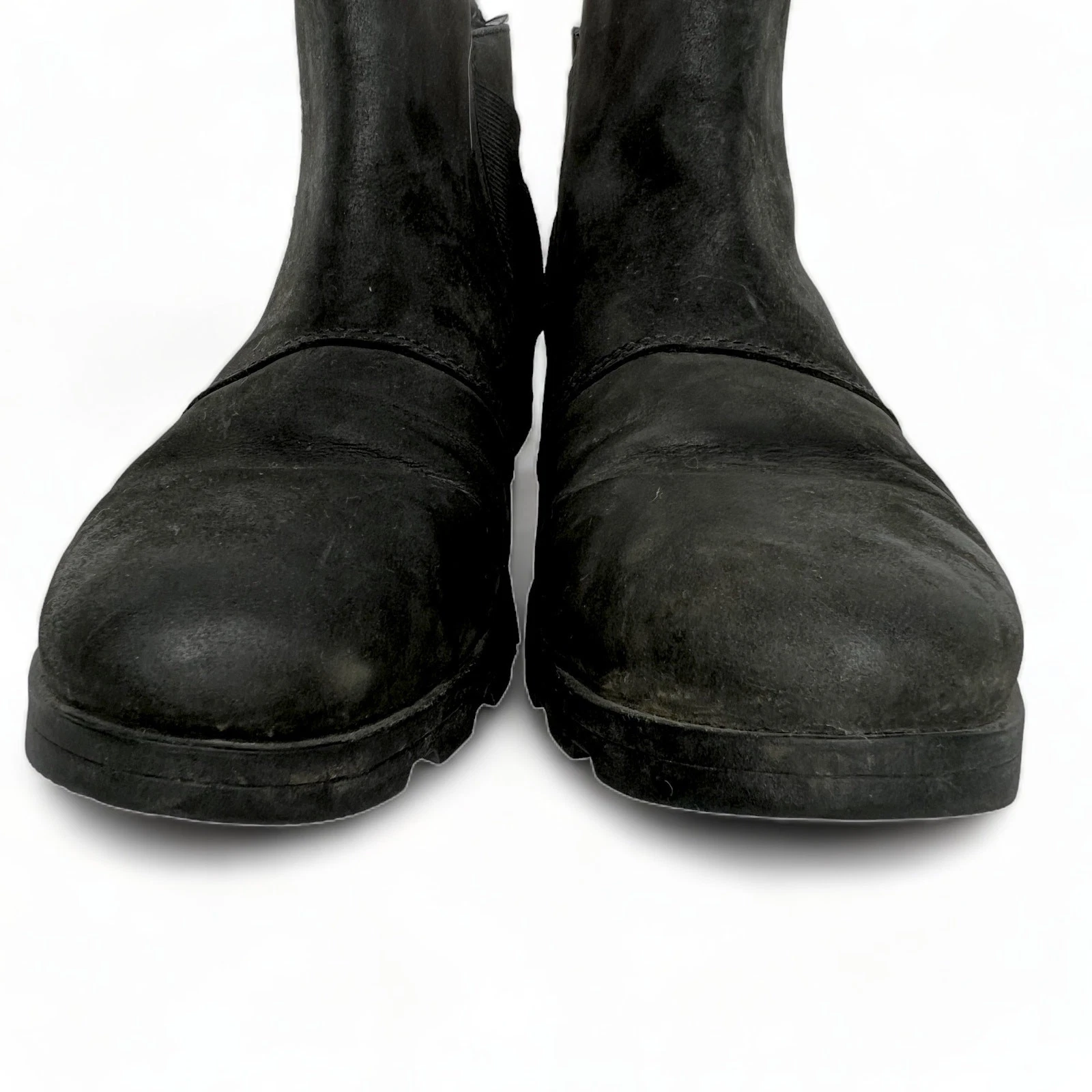 sorel emelie chelsea waterproof leather boots