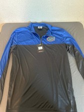 Florida Gators 1/4 Zip Pullover XL NWT Colosseum Athletics Blue Black NCAA