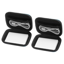 2Pcs Protective Travel Case Sky Blue Rectangle Small Hard EVA Case