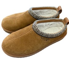 Koolaburra By UGG Burree Slippers Size 8 Chestnut Brown Suede Winter Fall Slides