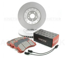 FOR AUDI A6 A7 A8 S6 S7 S8 SQ7 Q7 SQ8 Q8 FRONT BRAKE DISCS PADS SENSORS 400mm