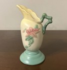 VTG Hull Art Pottery Woodland Ewer Pitcher Matte Yellow Chartreuse W3-5 1/2” EUC