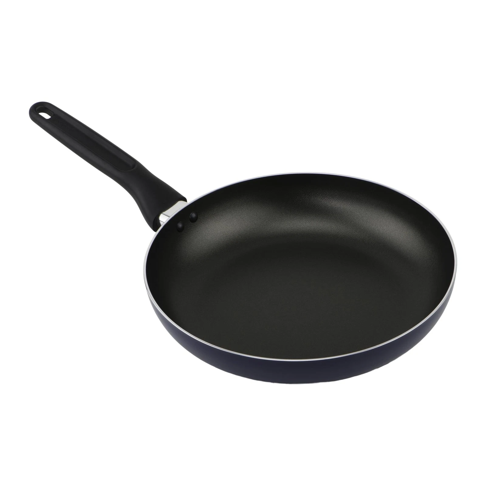 Basics Nonstick 10-Inch Frying Pan, Navy Blue, Aluminum Skillet with Ergonomi...