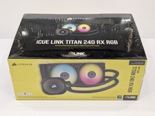 Corsair iCue Link Titan 240 RX RGB Liquid CPU Cooler - NIB Factory Sealed