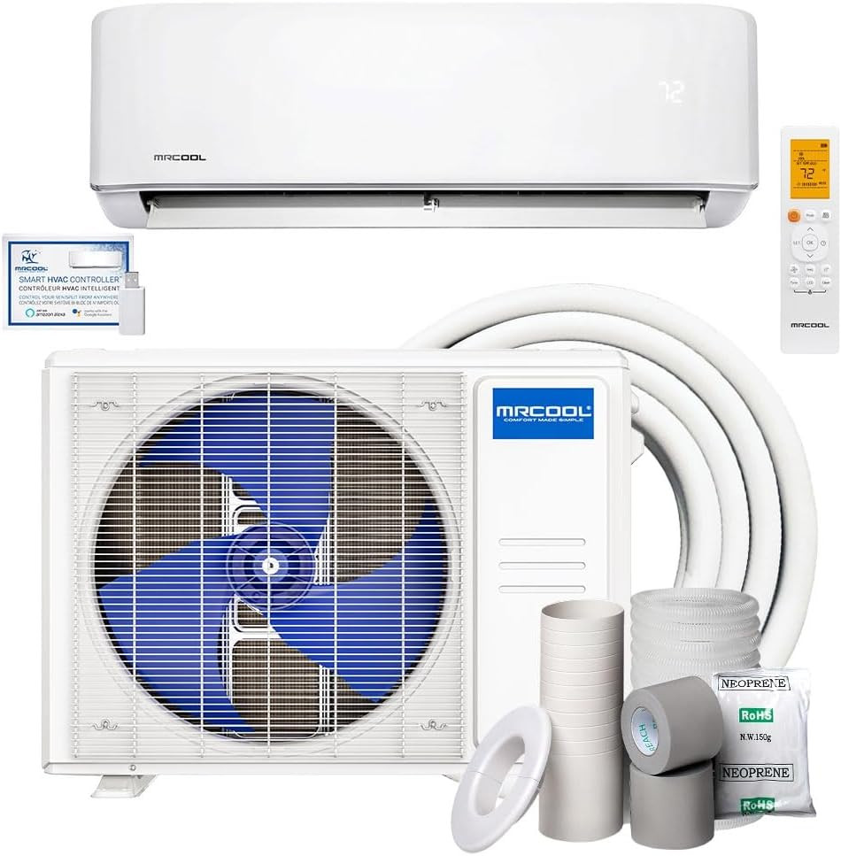 Mrcool Advantage 12K BTU 21.2 SEER2 Ductless Heat Pump Split System 5Th Generati