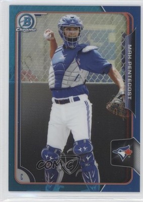 2015 Bowman Chrome Prospects Blue Refractor 134/150 Max Pentecost #BCP162 g6w