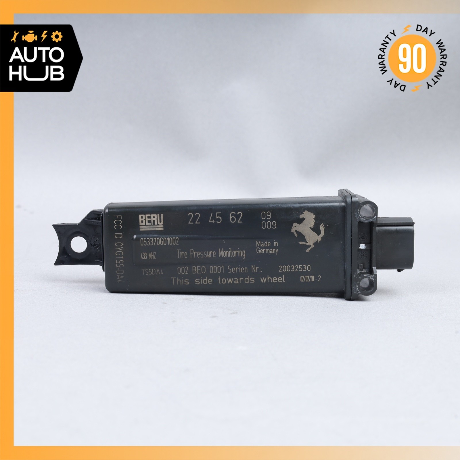 05-13 Maserati GranTurismo M145 Tire Pressure Monitor Sensor 224562 OEM