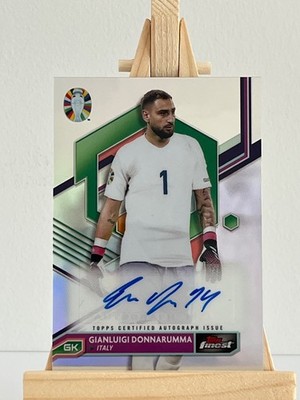 2023 Topps Finest Road to UEFA Euro 2024 Auto Gianluigi Donnarumma #BCA-GD Auto