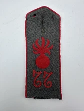 WWI German Artillery Regiment 77 Shoudler Shoulder Board