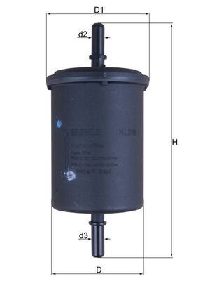 NEU - Mahle KL248 Kraftstofffilter FüR CitroËN DS Passend FüR Fiat Lada Opel-image