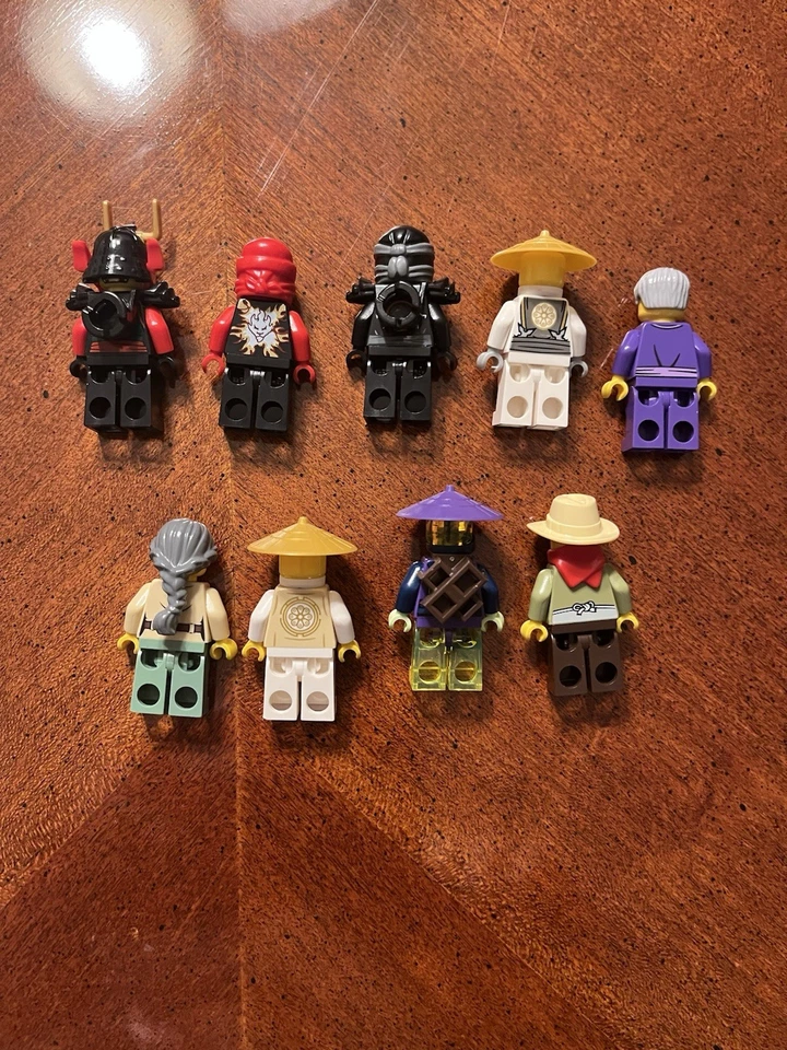 Lego Ninjago 5 Misako,Sensei Wu, Postman,Ghost W,Red Kai,Jesper,SamuraiX,Cole - Image 2 of 2
