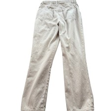 Reformation Jeans Taylor Pant Sand Wash Wide Leg Crop Size 28