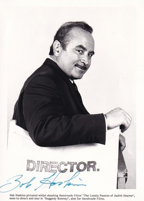 Bob Hoskins Original Autograph On Large Photo