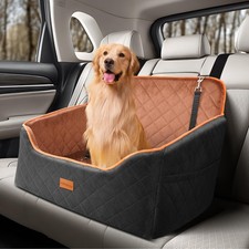 Dog Car Seat for Small Dog with Washable Mat, Memory Foam Booster Seat for Do...