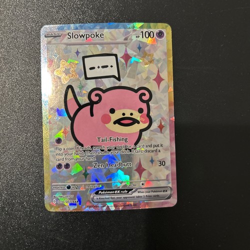 Pokemon Slowpoke Special Doujin Art Starry Holo Card