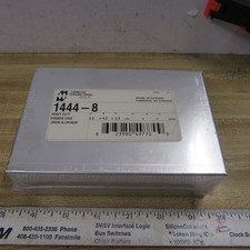 CHASSIS and Bottom Plate Aluminum 6 Wide x 4 Deep x 2 High HAMMOND 1444-8