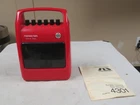 RARE SOUND DESIGN 4301 PORTABLE CASETTE PLAYER RED IN COLOR