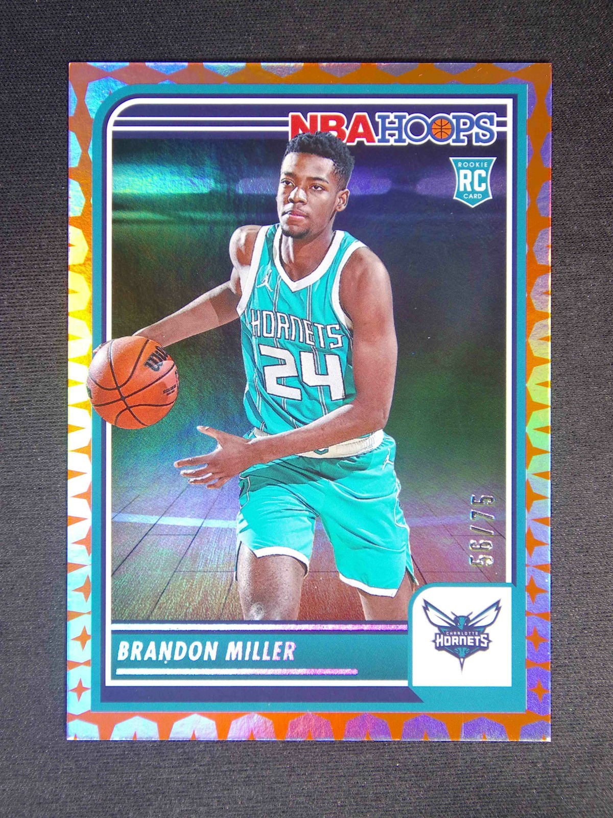 2023-24 Panini Hoops Brandon Miller #272 RC Rookie Gravity /75