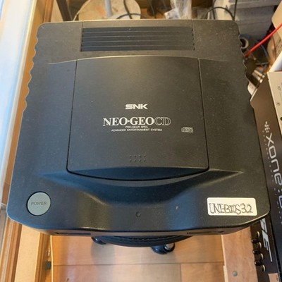 SNK Neo Geo CD NeoGeo Toplader Konsole UNIBIOS 3.2 installiert Japan