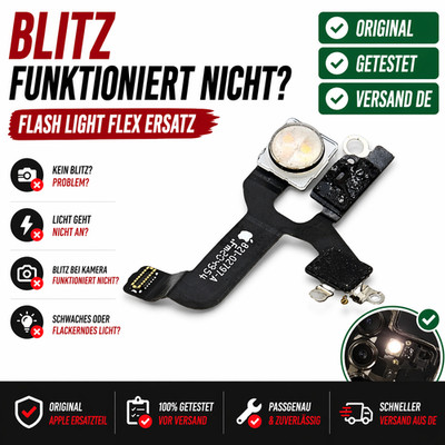 100% Original Für IPHONE 12 Pro Blitz Blitzlicht Flash Light Flex Port