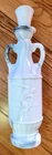 Vintage Jim Beam Milk Glass Liquor Decanter w/ Greek Olympian (circa 1971)