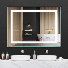 Fitland 36X 28 Led Bathroom Mirror Light Anti-Fog Dimmable Color Temperature