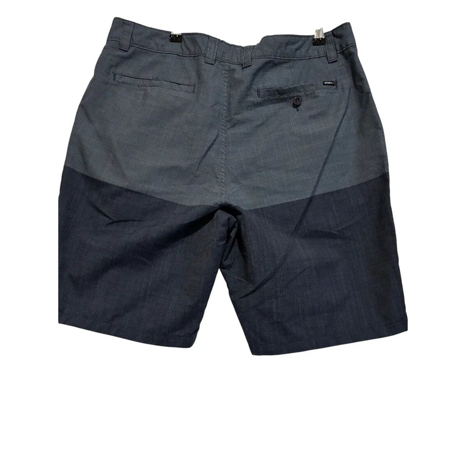Pantalones Cortos O'neill Talla 36 Para Hombre Gris Negro Bolsillos Frente Plano Golf Ropa Activa Surf Foto 3 de 4