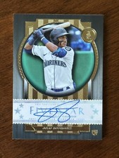 2022 Topps Five Star Julio Rodriguez Rookie Autograph Mariners On Card Auto