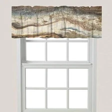 Laural Home Lava Flow Window Valance Brown