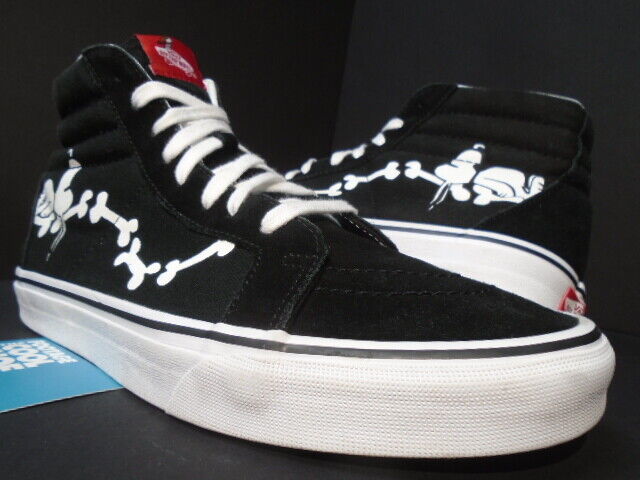 vans sk8 hi black bone