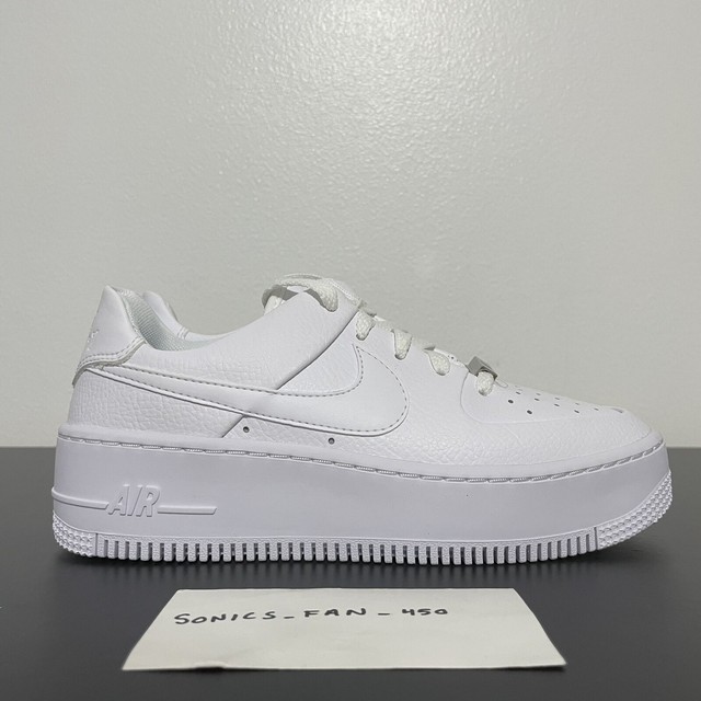 Size 5 - Nike Air Force 1 Sage Low Triple White 2018 for sale online | eBay