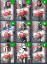 [DIGITAL] Topps Star Wars - Arcade 25 W2 - Signatures Chrome Red - Pick