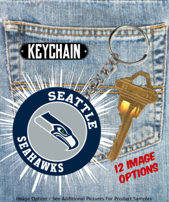 Seattle Seahawks Keychain Choose From 12 Designs