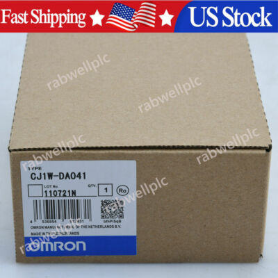 1PCS New Omron PLC Module CJ1W-DA041 CJ1WDA041 PLC In Box FEDEX DHL Shipping